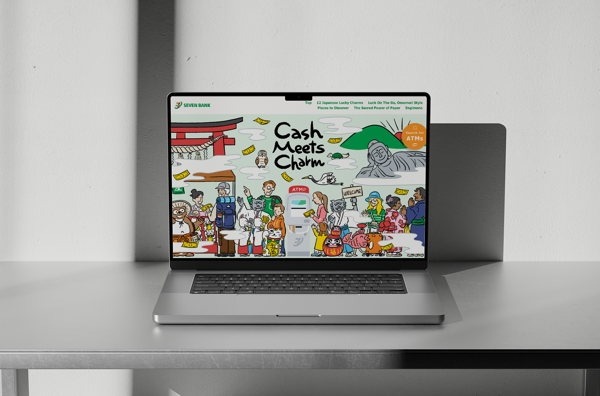 SEVEN BANK - Cash Meets Charm Project|Web Designing|MONARCH